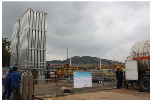 我市首座LNG釋放站建成，燃氣保供能力將有所提升